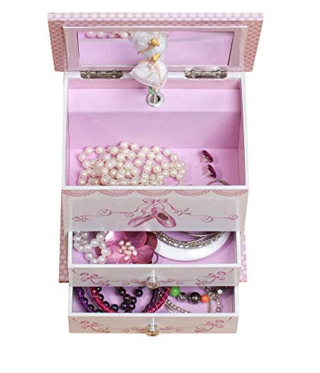 BALLERINA MUSICAL JEWELLERY BOX - ANGEL