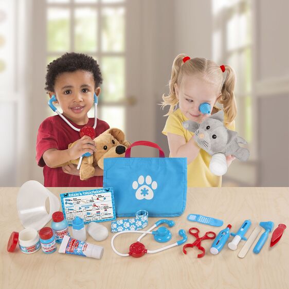MELISSA AND DOUG - ENSEMBLE DE JEU VÉTÉRINAIRE 24 PIÈCES