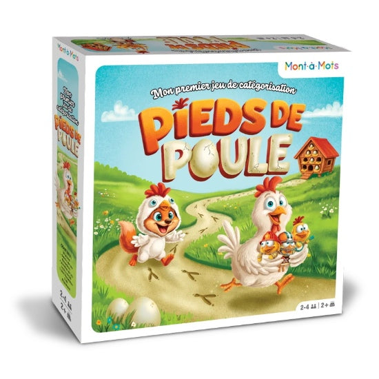 JEU MONT-À-MOTS PIEDS DE POULE - LUDIK QUÉBEC - Version française