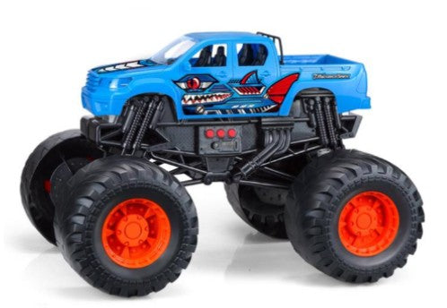 MONSTER TRUCK PREDATOR 1:10 – VÉHICULE TOUT-TERRAIN BLEU 39 CM (15")