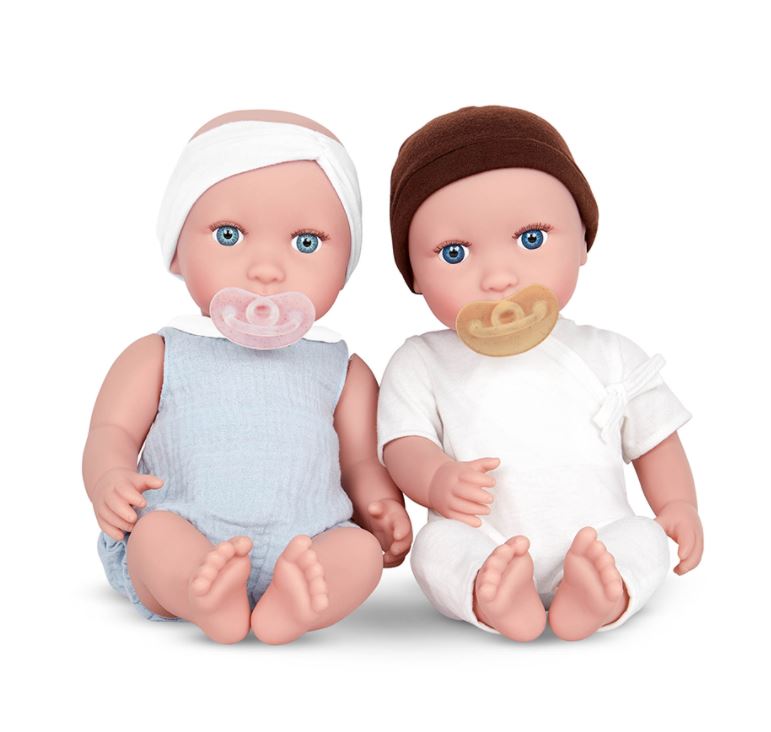BABI - TWIN DOLLS 35.5 CM WITH DUMMIES