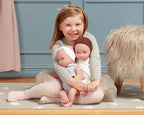 BABI - TWIN DOLLS 35.5 CM WITH DUMMIES
