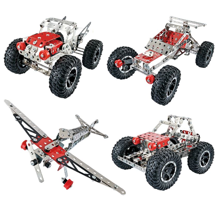 CONSTRUCTOR - ENSEMBLE 6 MODÈLES EN 1 - 288 PIÈCES (MECCANO)