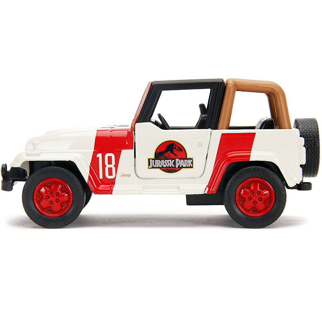 VÉHICULE - JEEP WRANGLER JURASSIC PARK 1:32