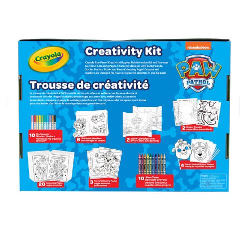 CRAYOLA - TROUSSE DE CRÉATIVITÉ 5 EN 1 PAT'PATROUILLE