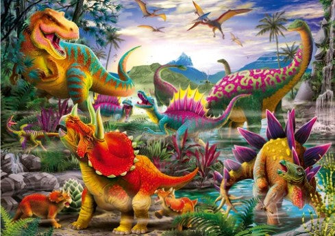RAVENSBURGER CASSE-TÊTE 35 PIÈCES - DINOSAURES COLORÉS #05160