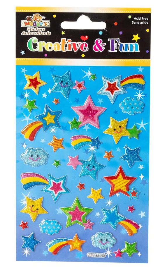 CREATIVE SHINY STAR STICKERS