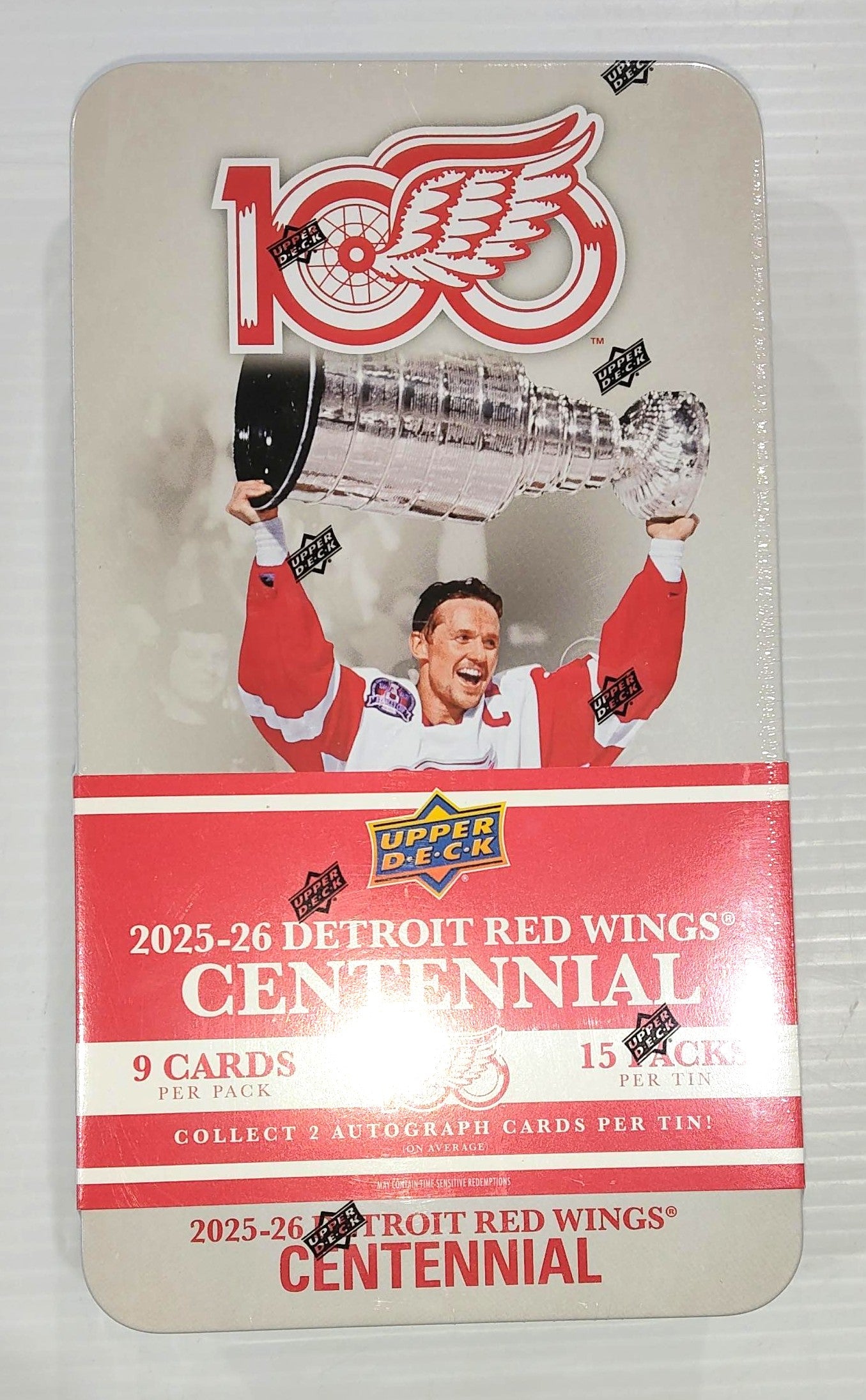 CARTES DE HOCKEY - UPPER-DECK DETROIT RED WINGS CENTENNIAL 25/26