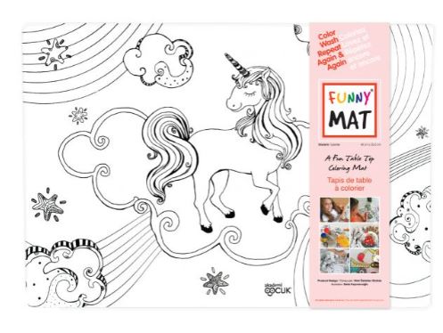 CC24 NAPPERON À COLORIER - LICORNE CG22