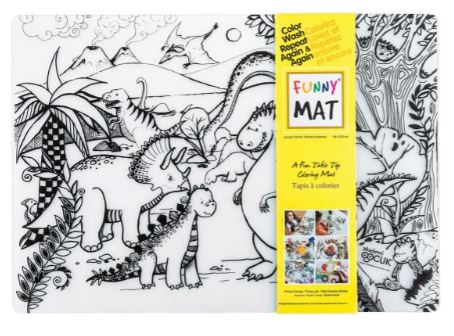 CC24 COLORING PLACEMAT - JURASSIC PERIOD CG22 CC23