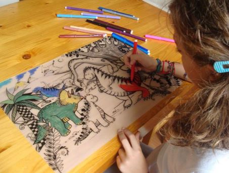 CC24 COLORING PLACEMAT - JURASSIC PERIOD CG22 CC23