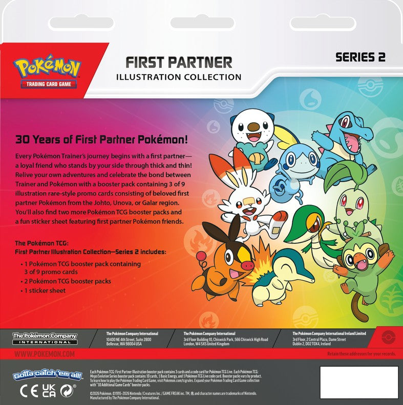 POKÉMON CARDS - POKEMON FIRST PARTNER ILLUSTRATION COLLECTION SERIES 2 (EN)