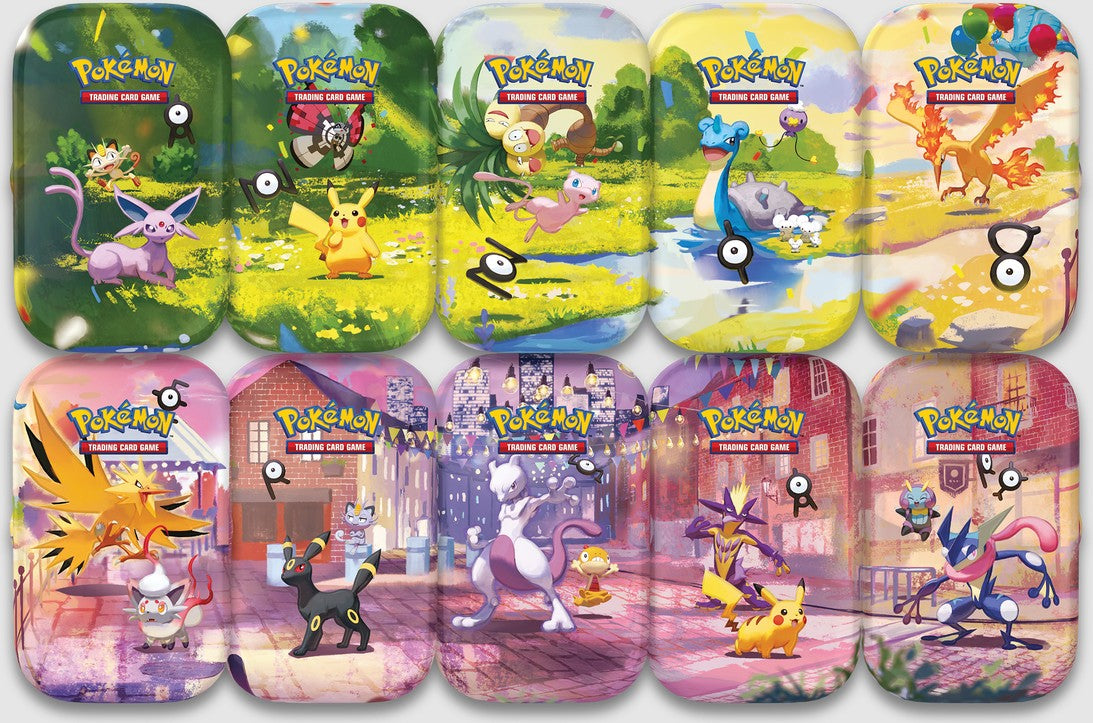 CARTES DE POKÉMON - POKEMON 30TH CELEBRATION MINI TIN ASST - Version anglaise