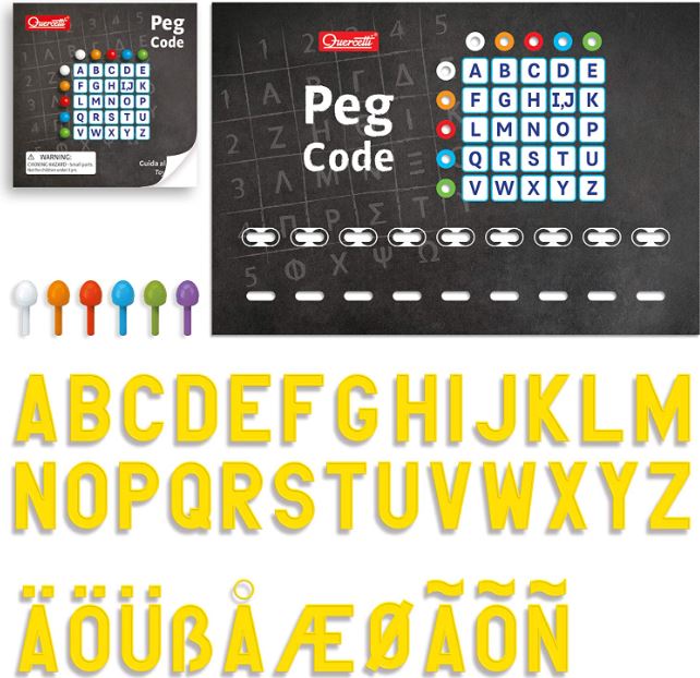 QUERCETTI - CODE AVEC CHEVILLES ET LETTRES