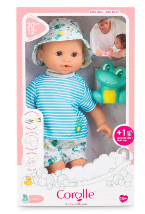 COROLLE - BÉBÉ BAIN MARIN AVEC GRENOUILLE 12"(30CM)