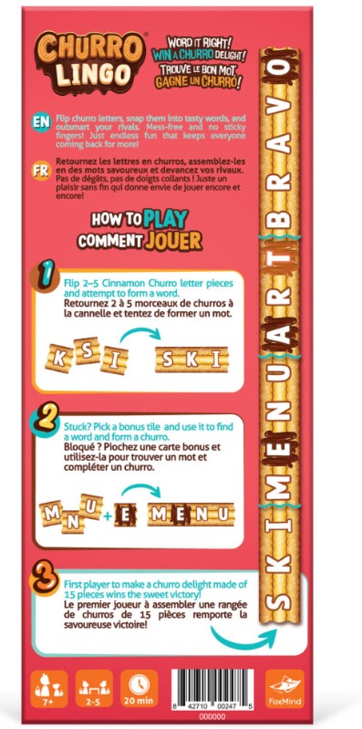 JEU CHURRO LINGO - Version multilingue