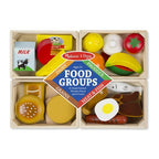 MELISSA AND DOUG - BOÎTE AVEC ALIMENTS EN BOIS