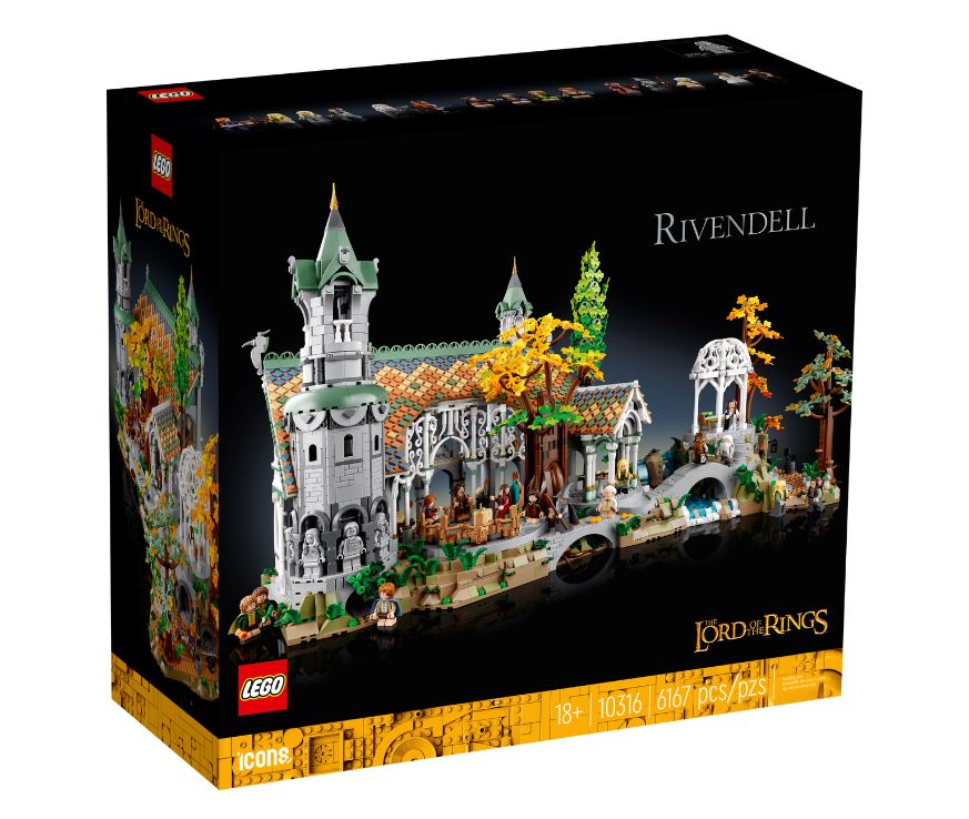 LEGO ICONS - LE SEIGNEUR DES ANNEAUX : FONDCOMBE #10316