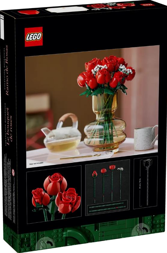 LEGO BOTANICALS - LE BOUQUET DE ROSES #10328