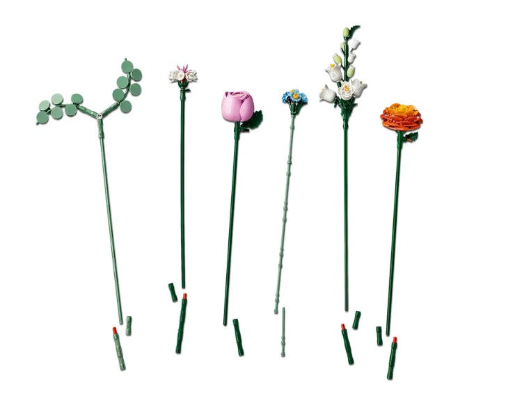 LEGO BOTANICALS - LE JOLI BOUQUET DE FLEURS ROSES #10342