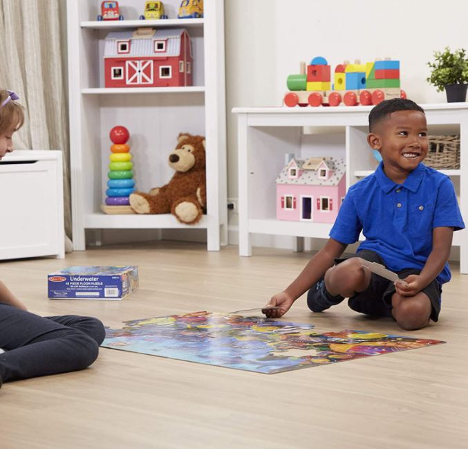 MELISSA AND DOUG CASSE-TÊTE PLANCHER 48 PIÈCES - OCÉAN