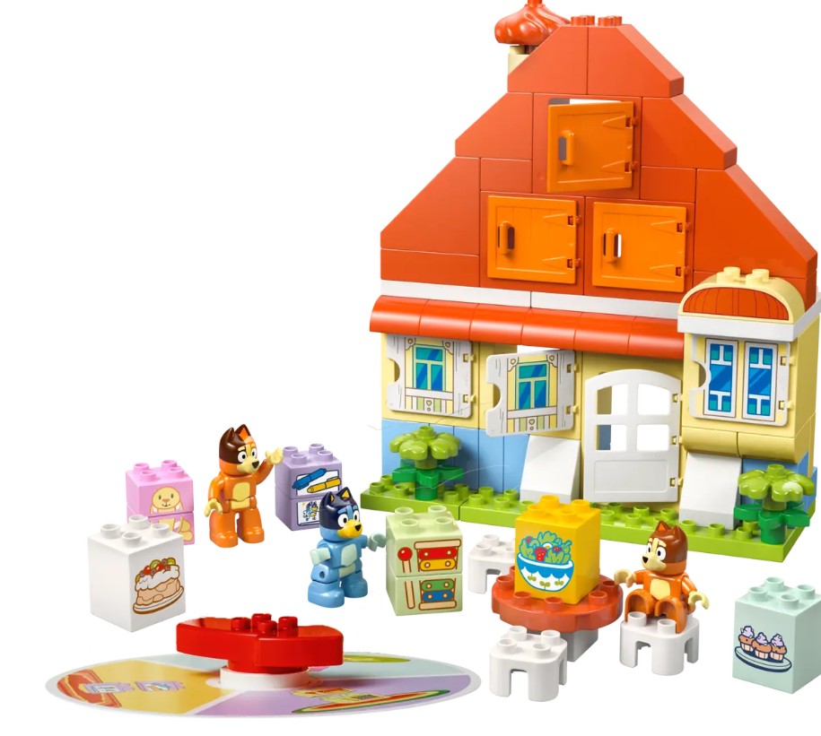LEGO DUPLO - LA MAISON DE LA FAMILLE DE BLUEY AVEC JEU DE MÉMOIRE #10459