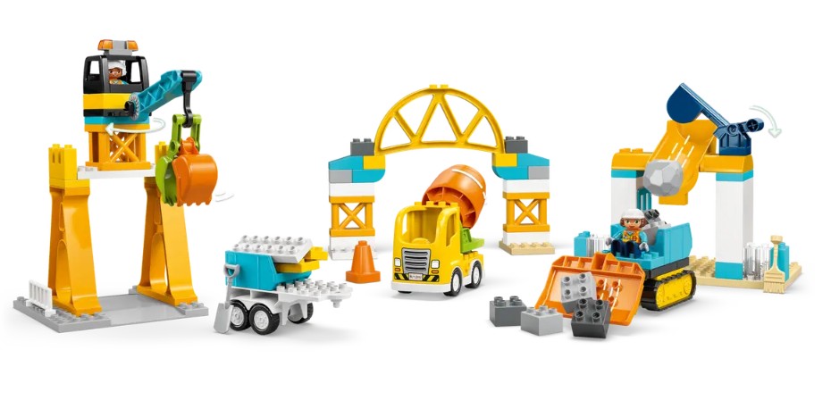 LEGO DUPLO - LE CHANTIER AVEC VÉHICULES 3 EN 1 #10476