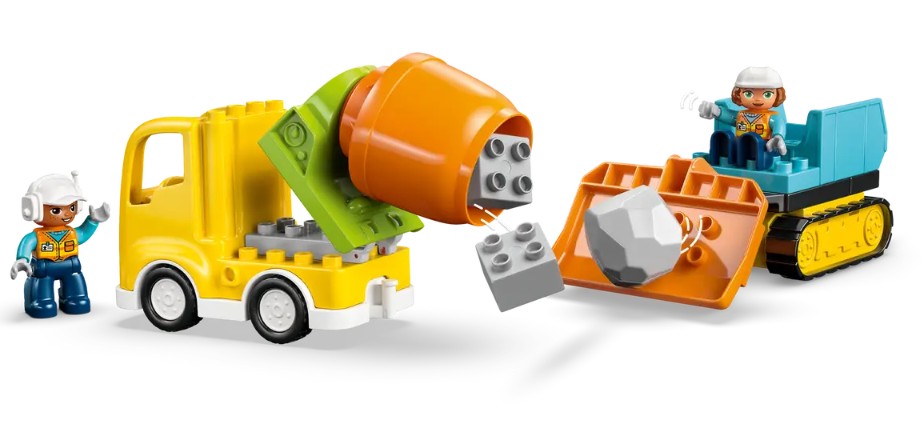 LEGO DUPLO - LE CHANTIER AVEC VÉHICULES 3 EN 1 #10476