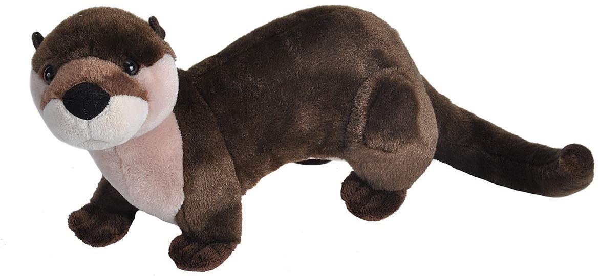 PELUCHE MINI LOUTRE DE RIVIÈRE SUR 4 PATTES 8" (20 CM) - WILD REPUBLIC