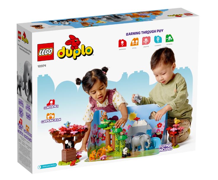 LEGO DUPLO TOWN - ANIMAUX SAUVAGES D'ASIE #10974