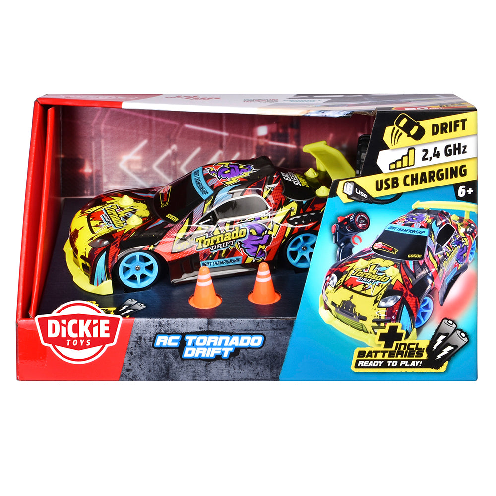 DICKIE - TÉLÉGUIDÉ TORNADE DRIFT 22 CM (8.66") 1:24
