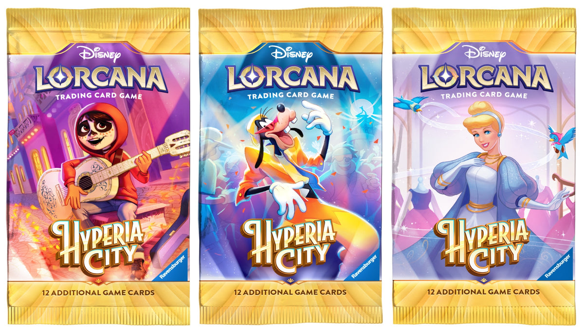 CARTES DISNEY LORCANA - HYPERIA CITY - BOOSTER ASST - Version anglaise