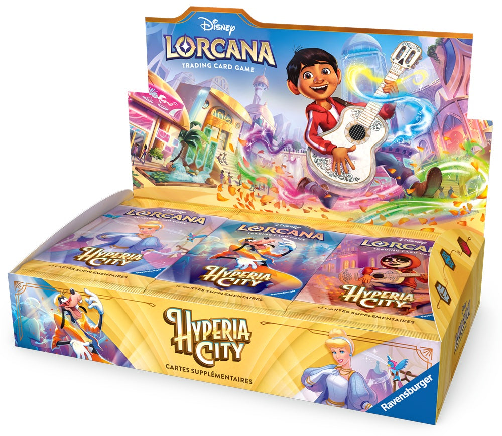 CARTES DISNEY LORCANA - HYPERIA CITY - BOOSTER ASST - Version française