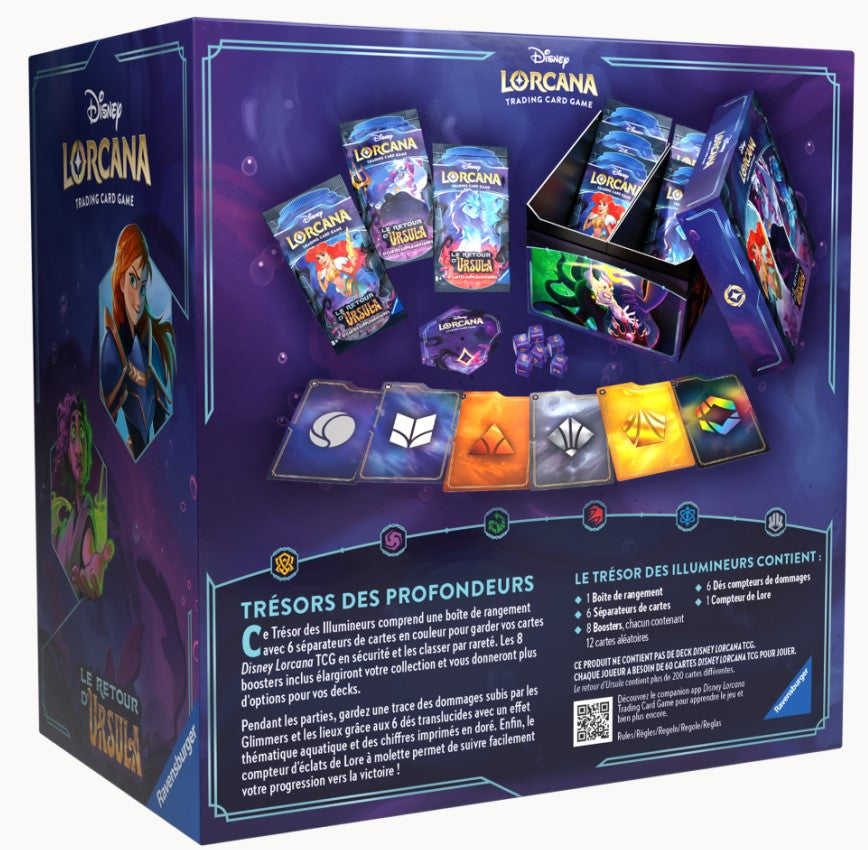 CARTES DISNEY LORCANA - LE RETOUR D'URSULA TROVE - Version française