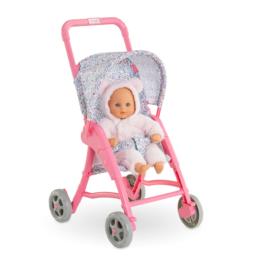 COROLLE - POUSSETTE FLORALE POUR POUPÉE 12" (30CM)