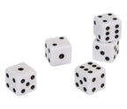 SET OF 5 OR 6 DICE ON CARD