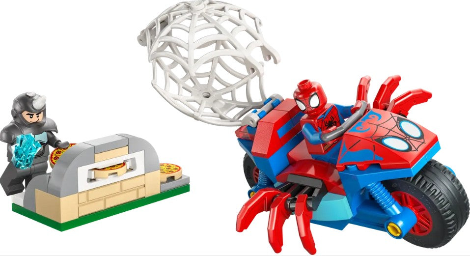 LEGO MARVEL - SPIDER-MAN SUR SA MOTO CONTRE RHINO #11206