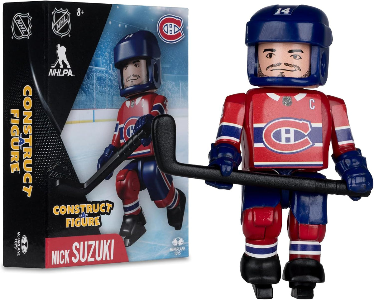 FIGURINE LNH HOCKEY - NICK SUZUKI (CANADIENS DE MONTRÉAL) 2" (5.1CM)