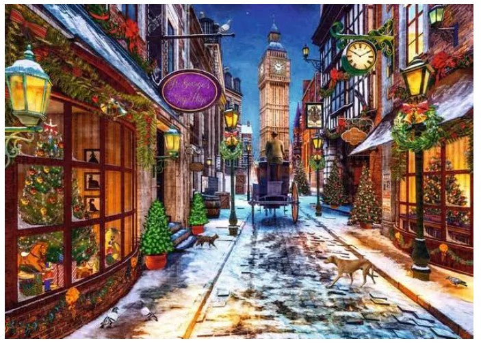 RAVENSBURGER JIGSAW PUZZLE 1000 PIECES - CHRISTMAS TIME #12000578