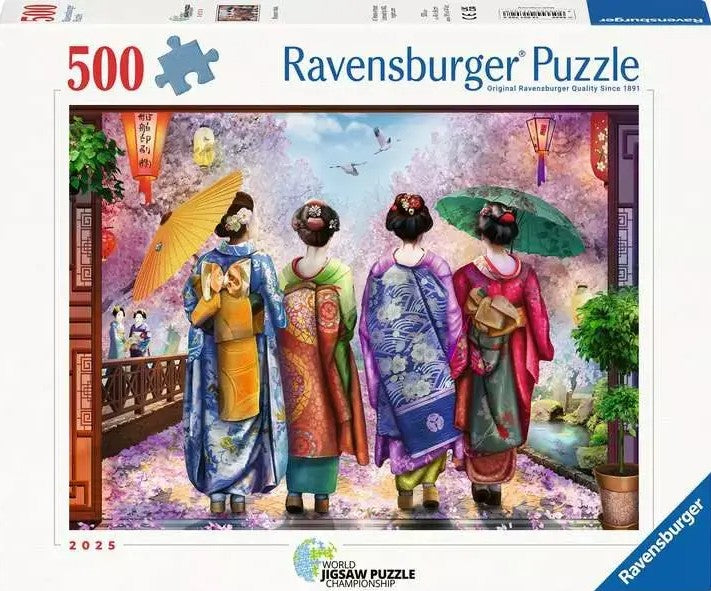RAVENSBURGER JIGSAW PUZZLE 500 PIECES - FLOWER WALK #120017028