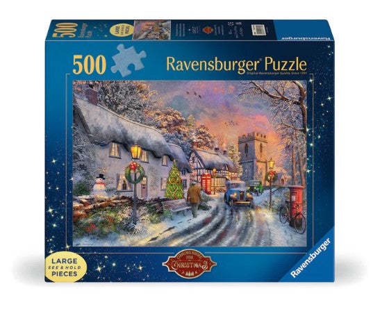 RAVENSBURGER CASSE-TÊTE 500 PIÈCES LARGE PIÈCES - RETOUR À LA MAISON POUR NOËL #12001718