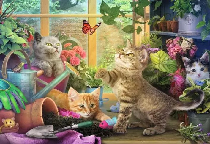 RAVENSBURGER CASSE-TÊTE 200 PIÈCES XL - CHATS EFFRONTÉS #12001735