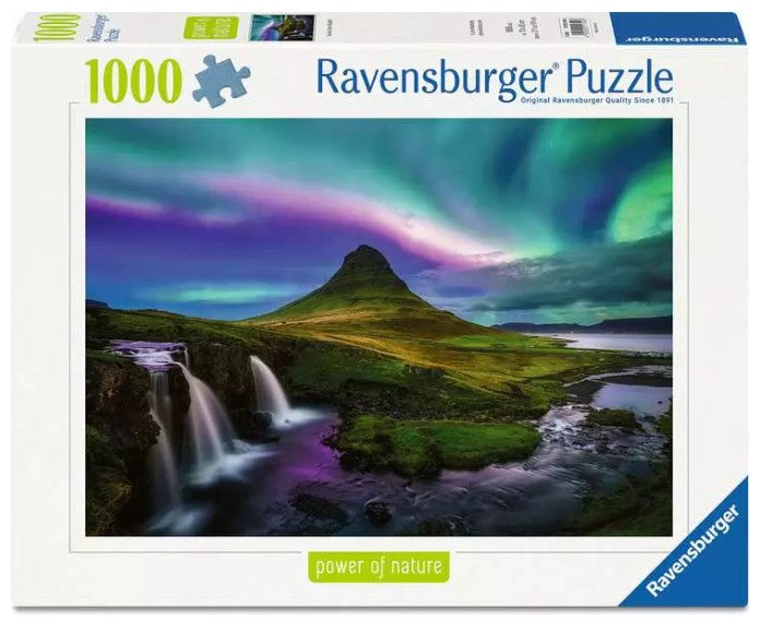 RAVENSBURGER CASSE-TÊTE 1000 PIÈCES - AURORE BORÉALE AU-DESSUS DE KIRKJUFELL #12001744