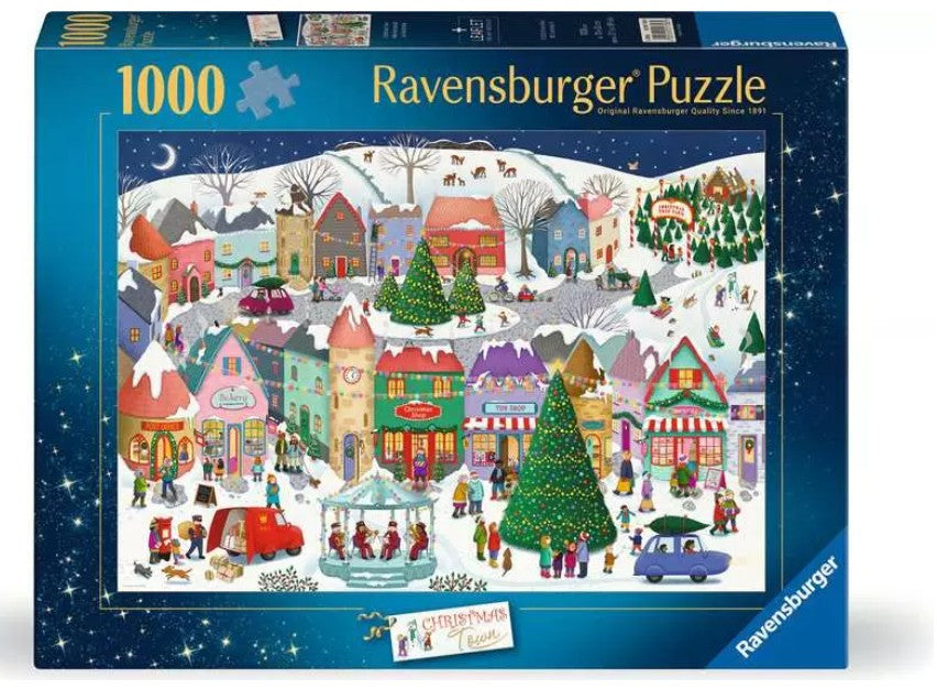 RAVENSBURGER JIGSAW PUZZLE 1000 PIECES - THE ENCHANTING CHRISTMAS TOWN #12001758