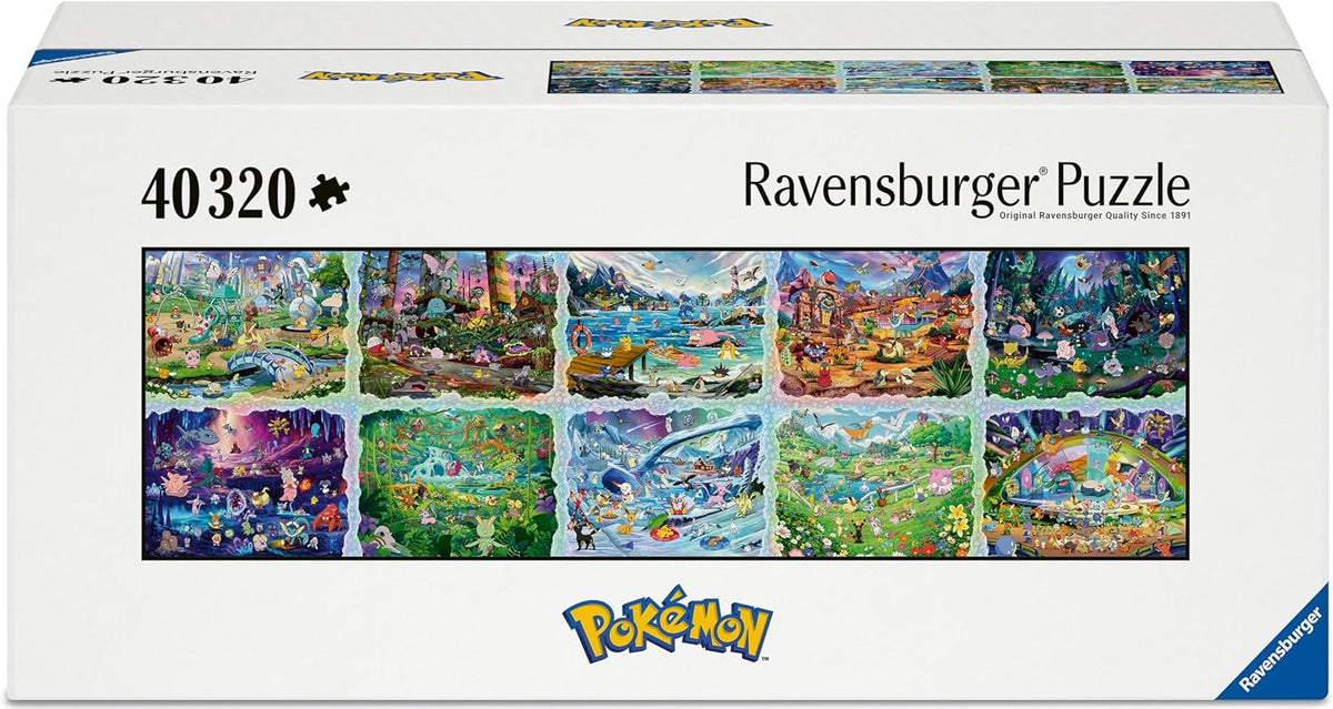 RAVENSBURGER CASSE-TÊTE 40 320 PIÈCES - VOYAGE DE CÉLÉBRATION POKÉMON #12001899 (FRAIS DE TRANSPORT EN PLUS VOIR DESCRIPTION ICI-BAS)