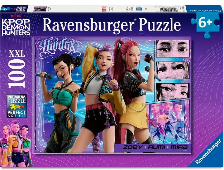 RAVENSBURGER CASSE-TÊTE 100 PIÈCES XXL - LES GUERRIÈRES DE LA K-POP (KPOP DEMON HUNTERS) #12002222