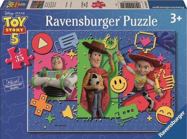 RAVENSBURGER CASSE-TÊTE 35 PIÈCES - HISTOIRE DE JOUETS 5 #12004282