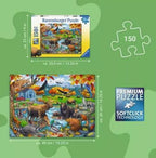 RAVENSBURGER CASSE-TÊTE 150 PIÈCES XXL - RASSEMBLEMENT DE LA FAUNE #12004304