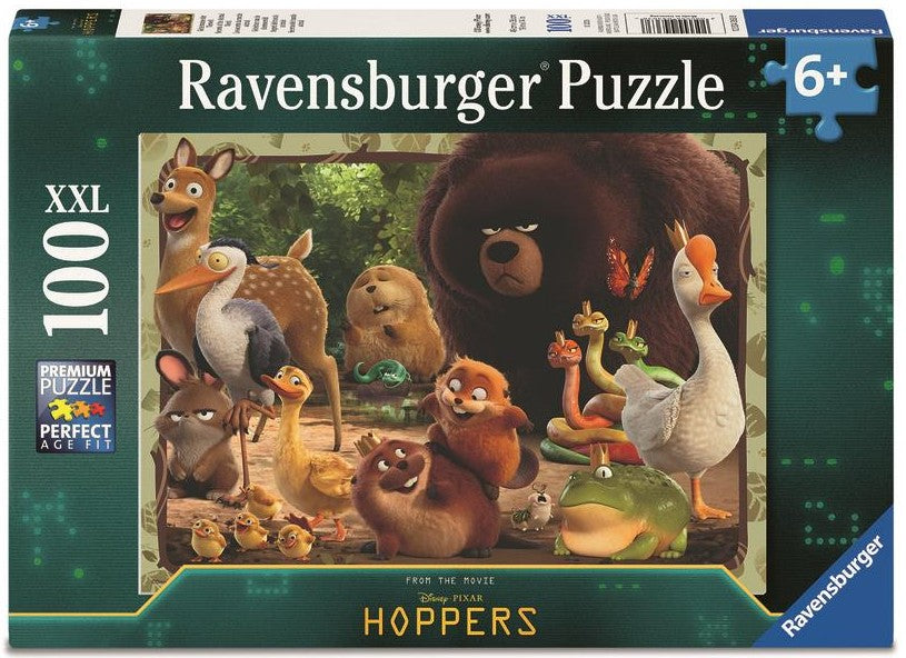 RAVENSBURGER CASSE-TÊTE 100 PIÈCES XXL - HOPPERS: LES SECRETS DU MONDE ANIMAL #12004363