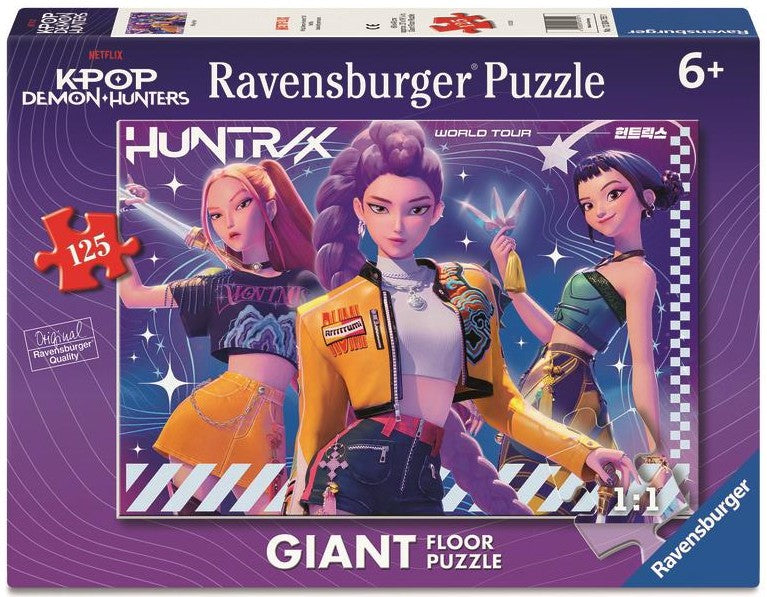 RAVENSBURGER CASSE-TÊTE DE PLANCHER GÉANT 125 PIÈCES - KPOP DEMON HUNTERS (LES GUERRIÈRES DE LA K-POP) #12004755